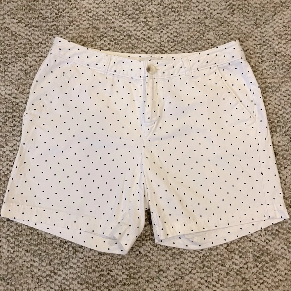 Dockers women’s sz 4 polka dot shorts - Picture 1 of 3